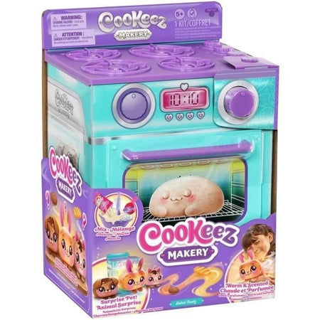 Fabrique a Ptisserie Bleue - MOOSE TOYS - COOKEEZ MAKERY - Forno interattivo, peluche profumato e accessori