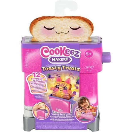 Toasty Treatz - MOOSE TOYS - COOKEEZ MAKERY - Peluche profumato a forma di toast, tostapane interattivo