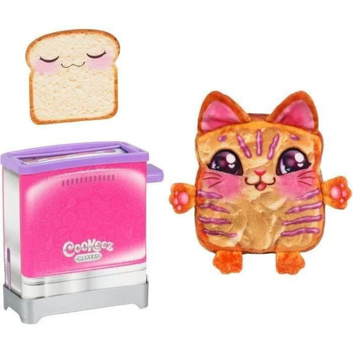 Toasty Treatz - MOOSE TOYS - COOKEEZ MAKERY - Peluche profumato a forma di toast, tostapane interattivo