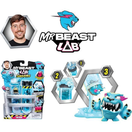 Statuette in miniatura - MrBeast Lab Swarms - 5 modelli casuali, 2,5 cm, oltre 100 da collezionare