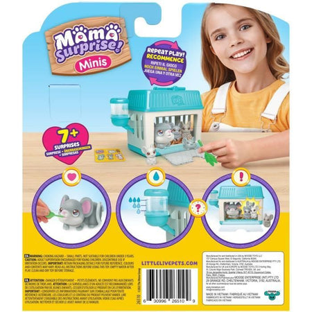 Mama Surprise Topolino Peluche - Piccoli Animali Vivi - Moose Toys