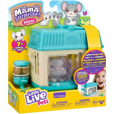 Mama Surprise Topolino Peluche - Piccoli Animali Vivi - Moose Toys