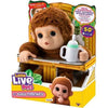 My Baby Monkey - MOOSE TOYS - LITTLE LIVE PETS - Scimmietta interattiva con accessori