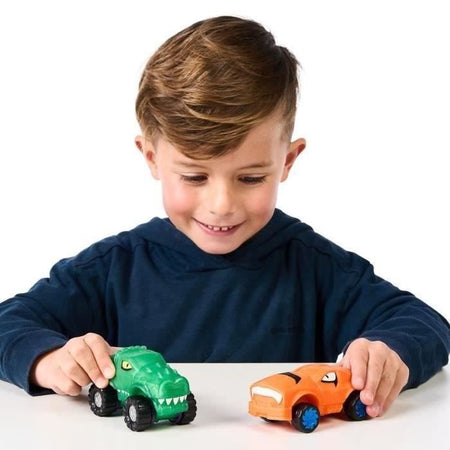 Veicoli in miniatura - MOOSE TOYS - GOO MOBILES - TURBO TYGER VS RUMBLER JAW