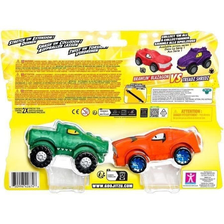Veicoli in miniatura - MOOSE TOYS - GOO MOBILES - TURBO TYGER VS RUMBLER JAW