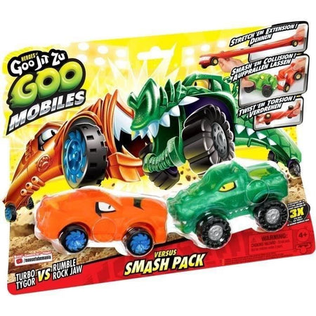 Veicoli in miniatura - MOOSE TOYS - GOO MOBILES - TURBO TYGER VS RUMBLER JAW