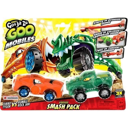 Veicoli in miniatura - MOOSE TOYS - GOO MOBILES - TURBO TYGER VS RUMBLER JAW