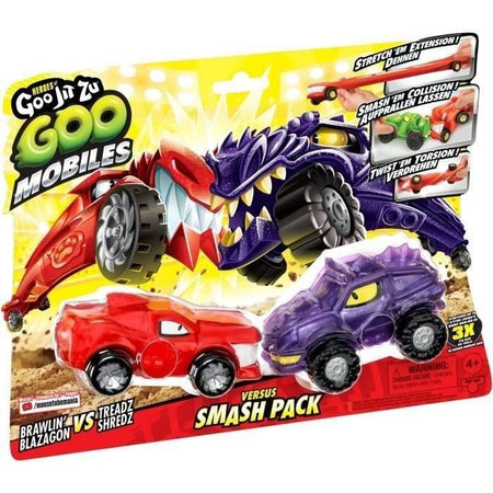 Veicoli in miniatura - MOOSE TOYS - GOO MOBILES - BLAZAGON VS TREADS SHREDZ