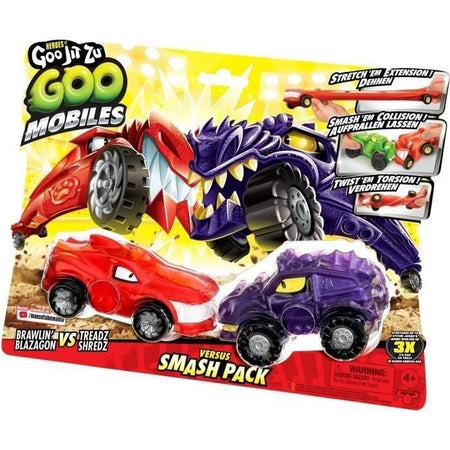 Veicoli in miniatura - MOOSE TOYS - GOO MOBILES - BLAZAGON VS TREADS SHREDZ