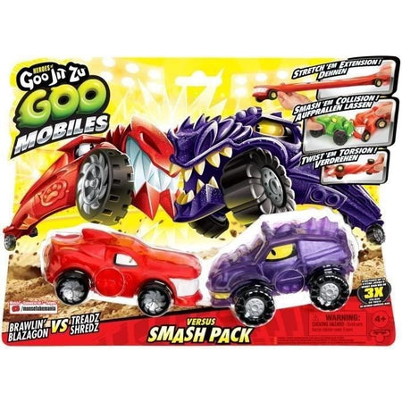 Veicoli in miniatura - MOOSE TOYS - GOO MOBILES - BLAZAGON VS TREADS SHREDZ