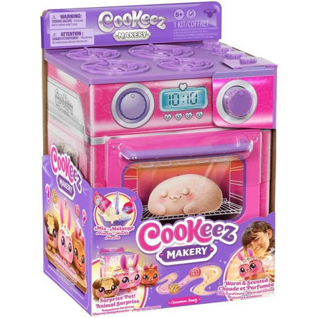 Pasticceria Rosa - MOOSE TOYS - COOKEEZ MAKERY - Forno interattivo, peluche profumato e accessori
