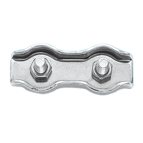 Morsetto Doppio Inox 316 Ø Mm.6