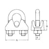 Morsetto Inox 316 Ø Mm.4