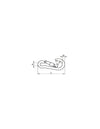 Moschettone Acciaio Inox Mm.50 Fermo A Vite