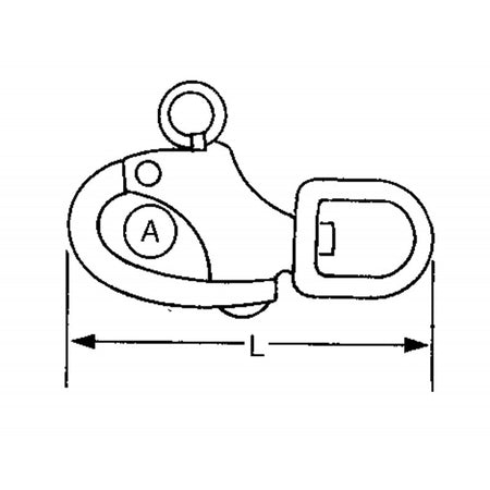 Moschettone Spinnaker Mm.70