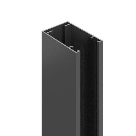 Zanzariera per finestra L125 x H145 cm in alluminio grigio antracite - Tagliabile in larghezza e altezza