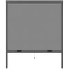 Zanzariera per finestra L125 x H145 cm in alluminio grigio antracite - Tagliabile in larghezza e altezza