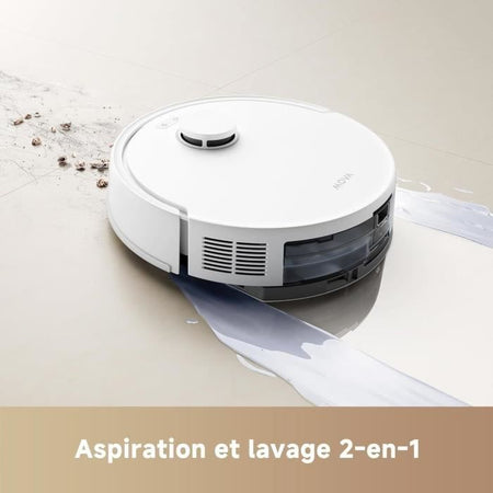 Dreame MOVA E20 - Robot Aspirapolvere - Navigazione LDS, Potenza di Aspirazione 5000 Pa - Aspirapolvere e Lavapavimenti 2 in 1 - Compatto