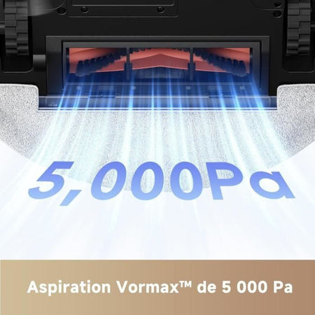 Dreame MOVA E20 - Robot Aspirapolvere - Navigazione LDS, Potenza di Aspirazione 5000 Pa - Aspirapolvere e Lavapavimenti 2 in 1 - Compatto