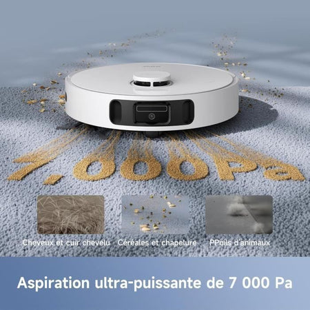 MOVA E30 Ultra - Robot Aspirapolvere con Svuotamento Automatico - Pulizia Automatica del Mocio - Tecnologia RoboSwing