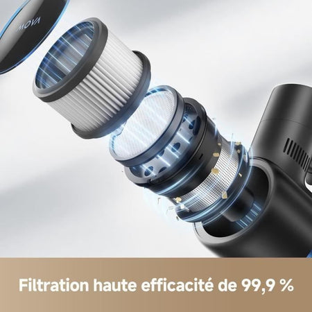 MOVA S4 Detect - Aspirapolvere senza fili - 150 AW - Durata massima della batteria di 90 minuti - Spazzola multisuperficie OptiInsigh
