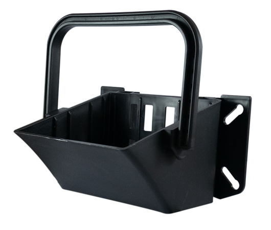 Porta cuneo ferma ruota con raggio 460mm nero