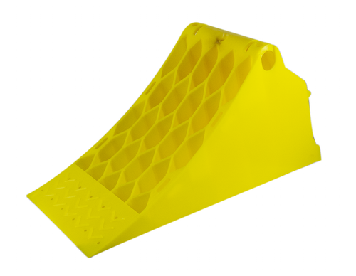 Cuneo ferma ruota grande Ø 460mm carico statico asse 10.000kg