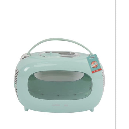 Box trasporto - M PETS - SIXTIES Classic - Maniglia - Zaino - Apertura posteriore - 5 kg max - Blu