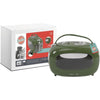Box trasporto - M PETS - SIXTIES Classic - Maniglia - Tracolla - Apertura laterale - 5 kg max - Verde