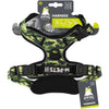 Pettorina - M PETS - HIKING - Camouflage M - Tessuto imbottito - Clip di sicurezza - Maniglia - Guinzaglio posteriore/anteriore