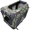 Box di trasporto - M PETS - COMFORT CRATE L - Mimetico - Pieghevole - Struttura in metallo - Griglie di ventilazione