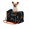 Borsa da trasporto - M PETS - REMIX 2 in 1 Camouflage & Orange - 41 x 28 x 28 cm - Pieghevole - Leggera - Cintura a pettorina