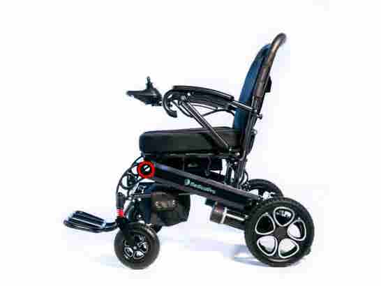 Carrozzina elettrica pieghevole MedicalPro S600