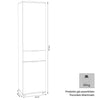 PIPPO - armadio con 2 ante e un cassetto Rovere grigio