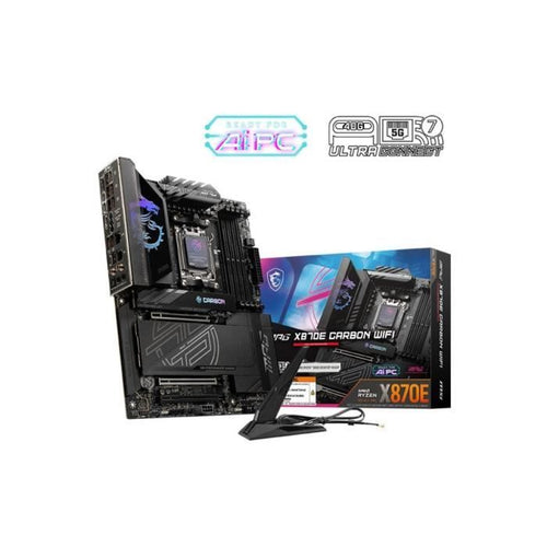 Scheda madre - MSI - MPG X870E CARBON WIFI - Wi-Fi 7, 5G LAN, USB 40 Gb/s, LED RGB, PCIe aggiuntivo