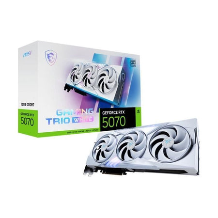 MSI - Scheda grafica interna - GeForce RTX 5070 12G GAMING TRIO OC WHITE