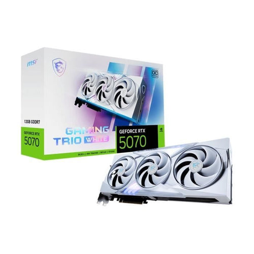 MSI - Scheda grafica interna - GeForce RTX 5070 12G GAMING TRIO OC WHITE