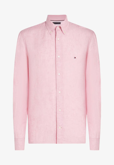 Tommy Hilfiger CAMICIA PIGMENT DYED LI SOLID RF SHIRT da uomo