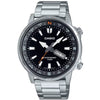 Orologio CASIO da uomo argento nero MTD-130D-1A4VDF