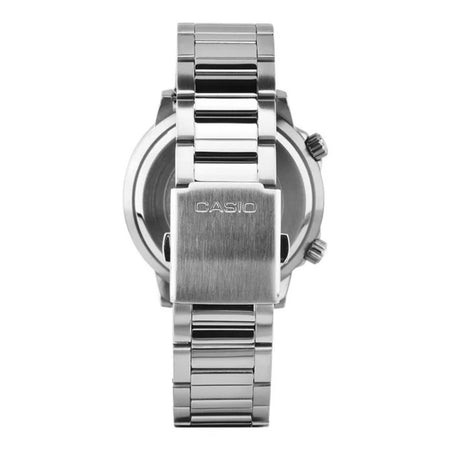 Orologio da uomo Casio Standard Analogico in acciaio inossidabile con quadrante argentato al quarzo MTD-130D-7AVDF 100M