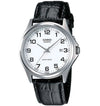 CASIO COLLECTION Mod. DATE - LEATHER, WHITE