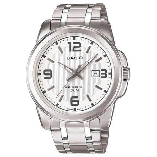 Casio Orologio Analogico al Quarzo Donna con Cinturino in Acciaio Inossidabile MTP-1314D-7A
