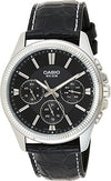 CASIO Mod. DAY DATE MULTIFUNCTION, LEATHER - BLACK
