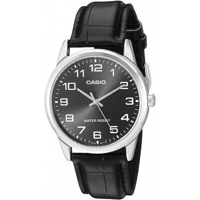 CASIO COLLECTION Mod. ONLY TIME, LEATHER - BLACK