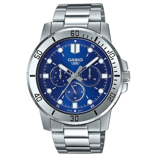 Casio Orologio Analogico MTP-VD300D-2EUDF multicolore, Bracciale