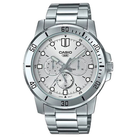 Casio General MTP-VD300D-7EUDF - Orologio analogico al quarzo, in acciaio inox, unisex, colore: argento,