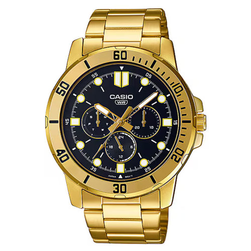 Casio Orologio Analogico MTP-VD300G-1EUDF, multicolore, Bracciale