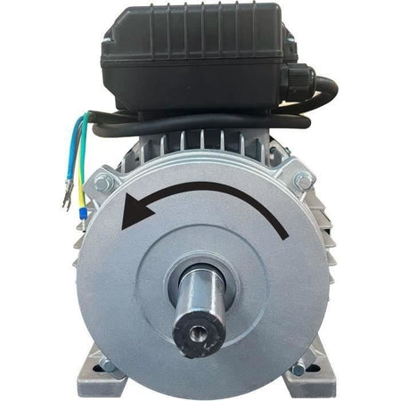 motore elettrico con puleggia