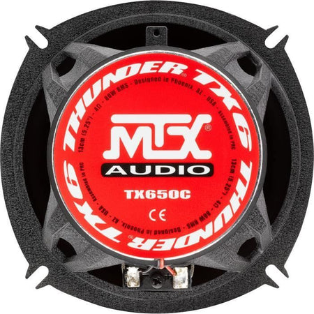 MTX TX650C Altoparlanti coassiali a 2 vie da 13 cm 80 W RMS 4O telaio in alluminio bobina tweeter al neodimio con cupola in seta TSV TIL