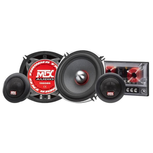 Kit di altoparlanti MTX TX650S 13cm 2 vie 80W RMS 4O telaio in alluminio tweeter al neodimio bobina di seta bobina TSV TIL